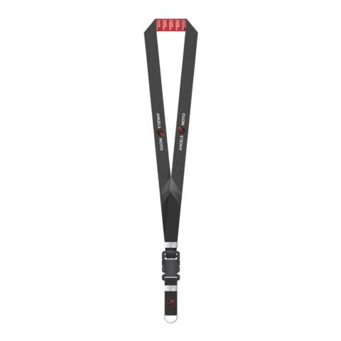Chaveiro Cordão Motociclista Preto e Vermelho