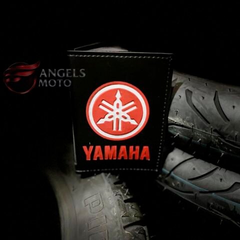 Carteira Porta Documento Motociclista Yamaha Vermelho Cinza
