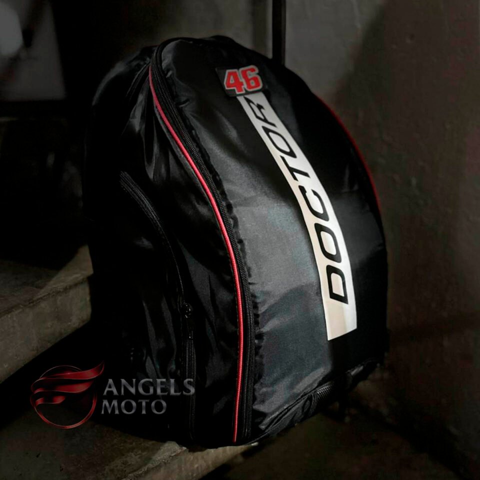 Mochila Nylon 46 Doctor Vermelha Bolso Duplo