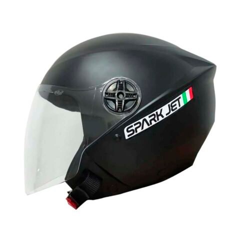 Capacete EBF Spark Jet Solid Preto Fosco