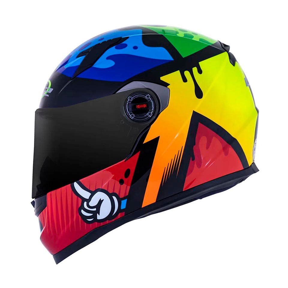 Capacete LS2 FF358 Masterpiece Hv Yellow
