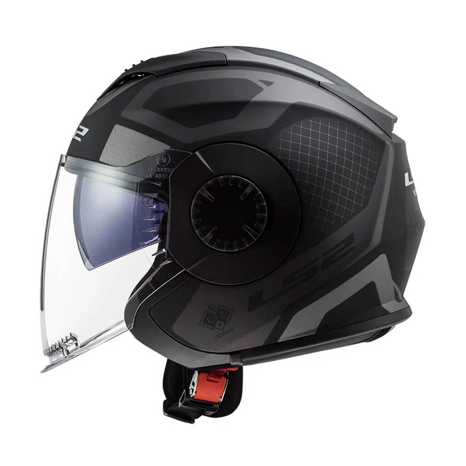 Capacete LS2 Verso OF570 Marker Matte Black Titanium