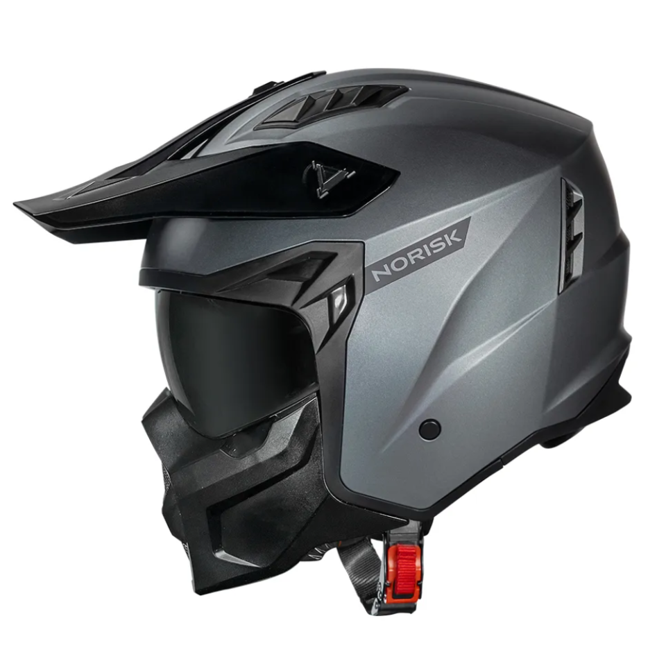 Capacete Norisk Darth II Monocolor Matte Titanium