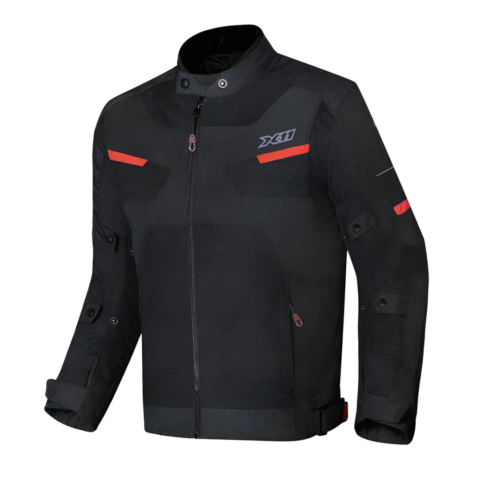 Jaqueta X11 Breeze 2 Ventilada Preta Vermelha Masculina