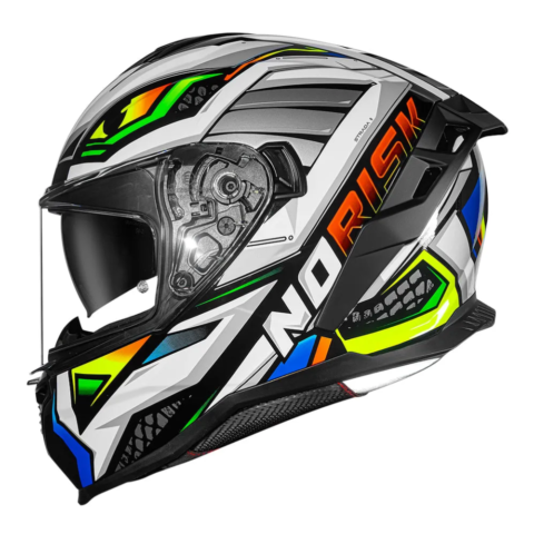 Capacete Norisk Strada II Reptel Red Blue