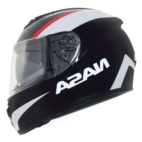 Capacete Nasa NS 901 Hero Black White