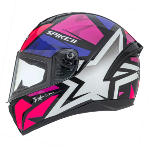 Capacete Peels Spike II 1ST Preto Pink