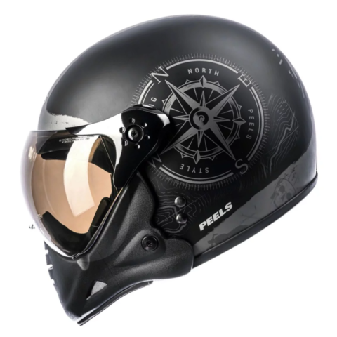 Capacete Peels F21 North Preto Fosco Grafite