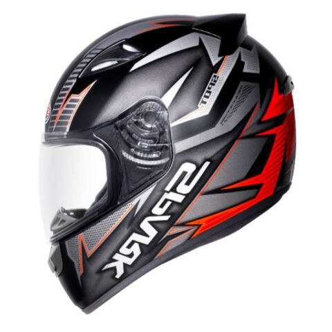 Capacete Ebf New Spark Spot Preto Vermelho