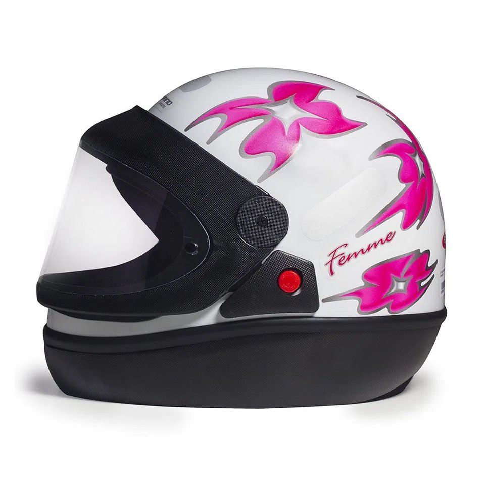 Capacete Taurus San Marino Branco Femme
