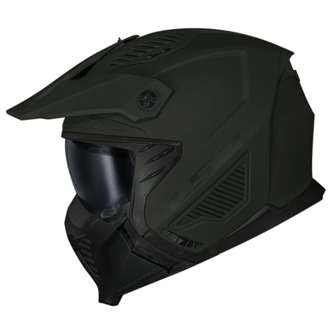 Capacete LS2 OF606 Drifter Monocolor Verde Militar Fosco