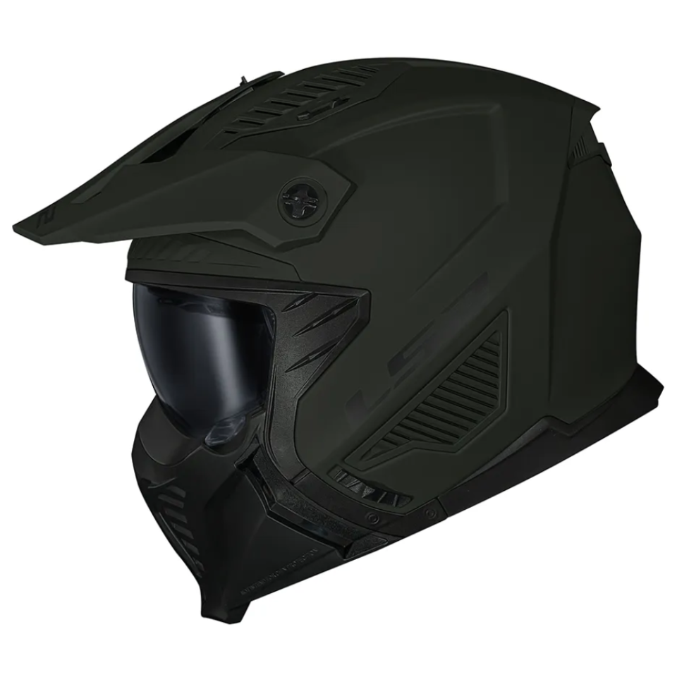 Capacete LS2 OF606 Drifter Monocolor Verde Militar Fosco