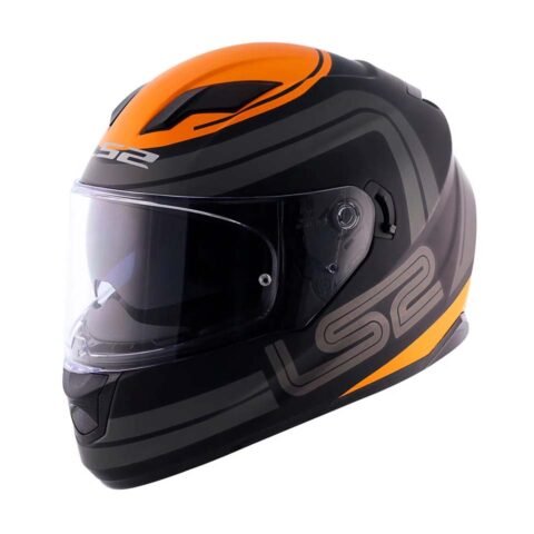 Capacete LS2 FF320 Stream Orbital Matt/Blk/Grey/Orange