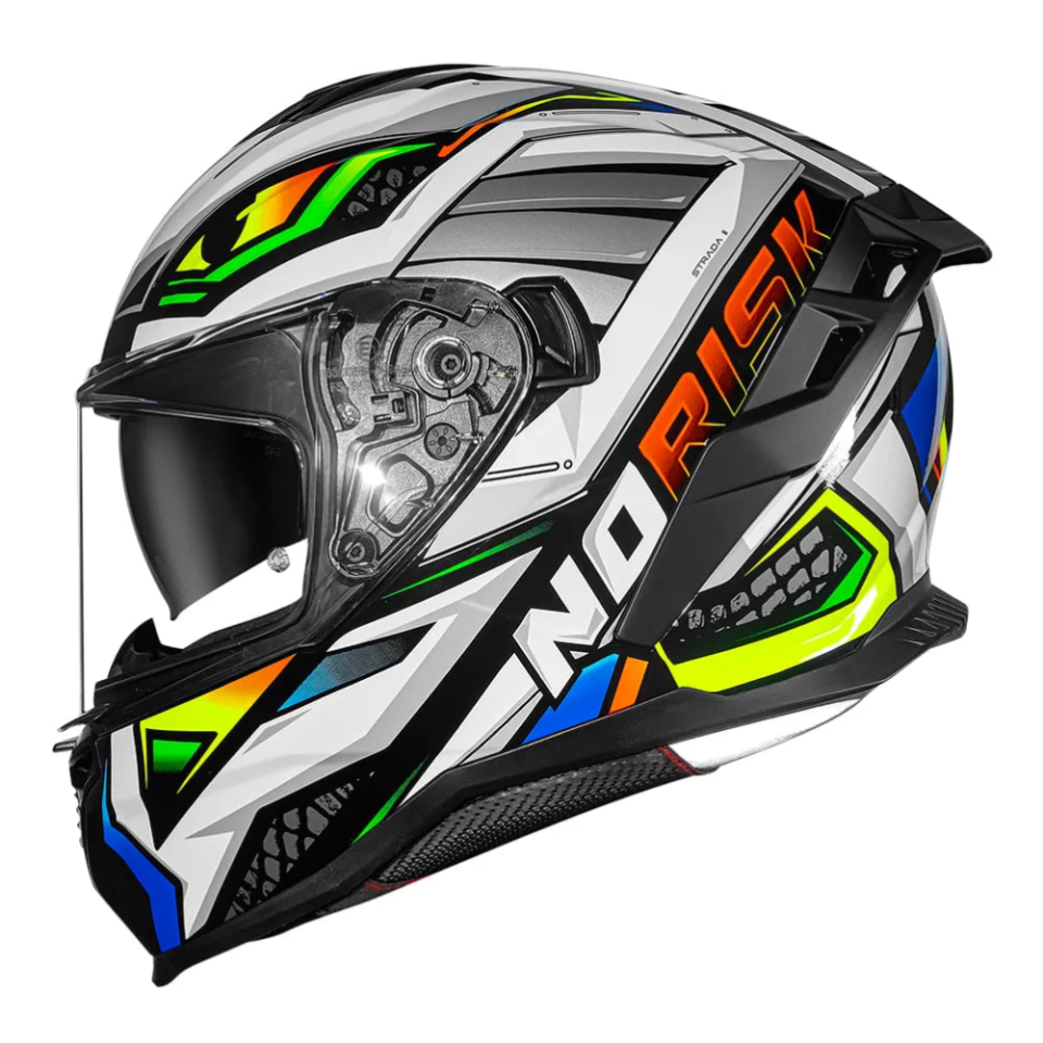 Capacete Norisk Strada II Reptel Red Blue