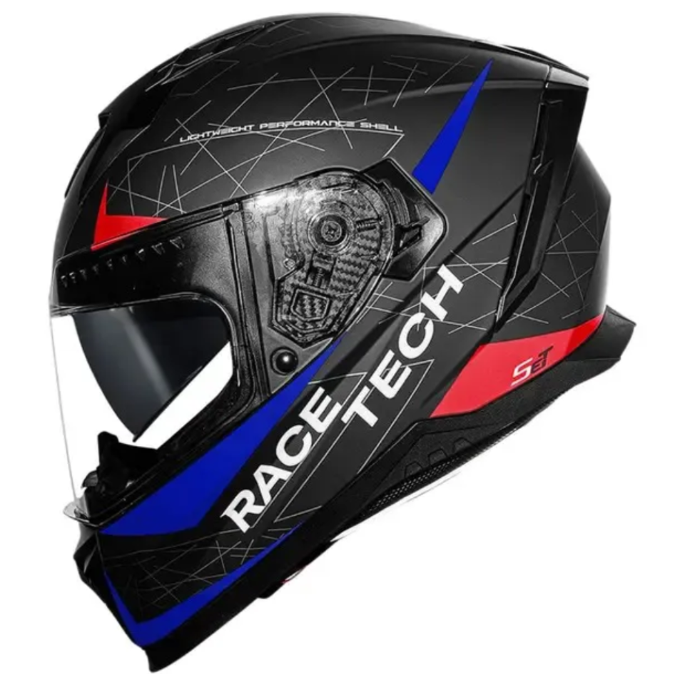 Capacete Race Tech Volt Set Matte Black Red