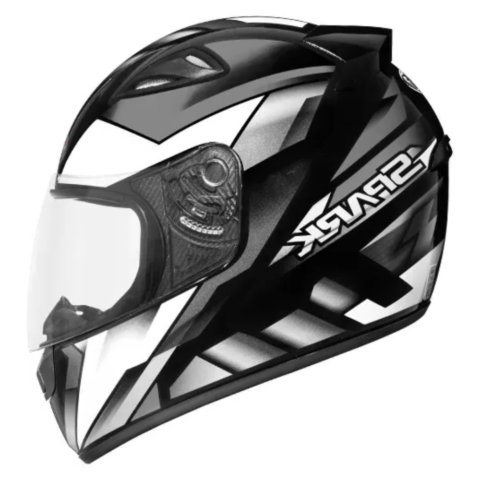 Capacete EBF Spark Oroc Preto Prata