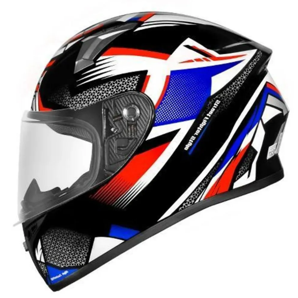 Capacete Xtroy FF526 Rage Preto Azul