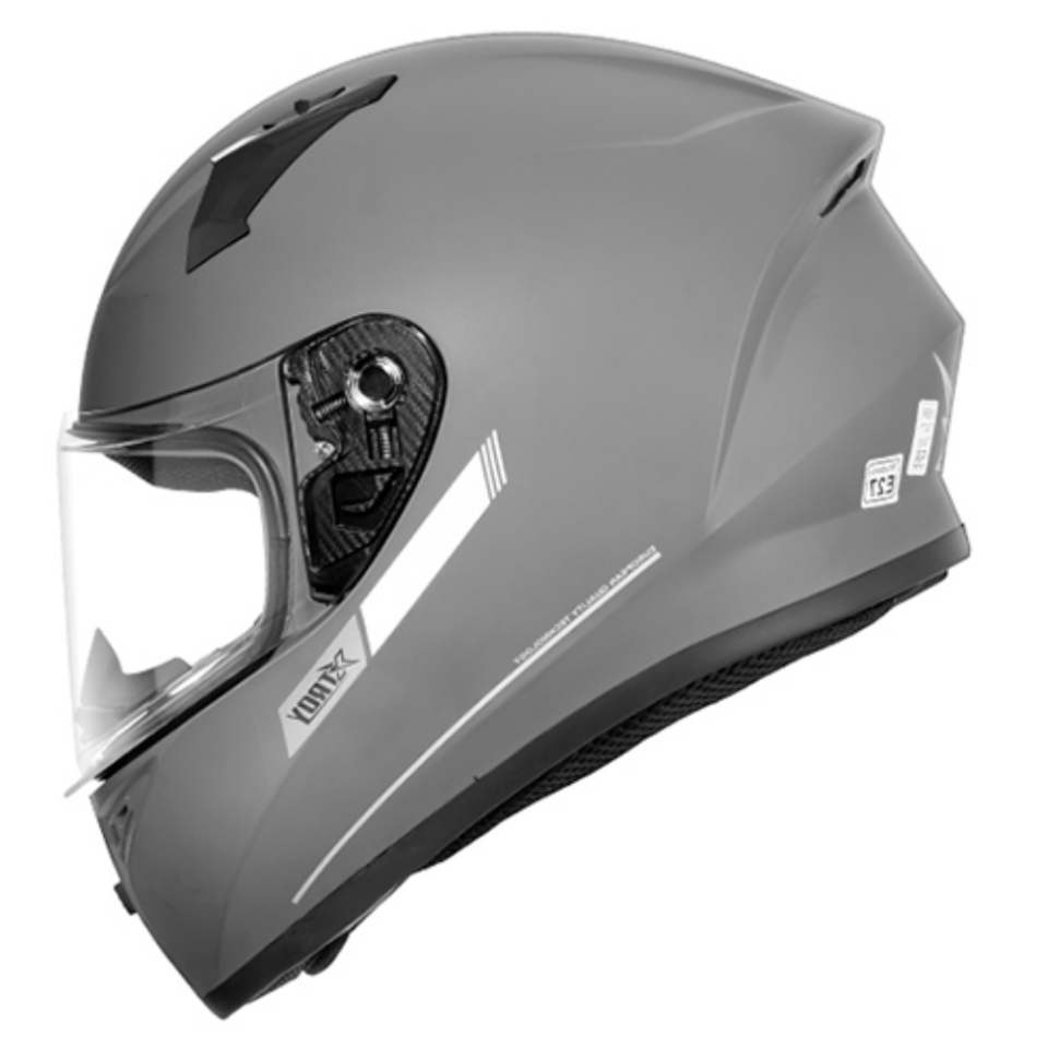 Capacete Xtroy FF526 Solid Cinza Moonstone Fosco
