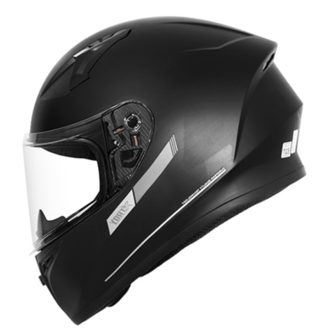 Capacete Xtroy FF526 Solid Preto Fosco