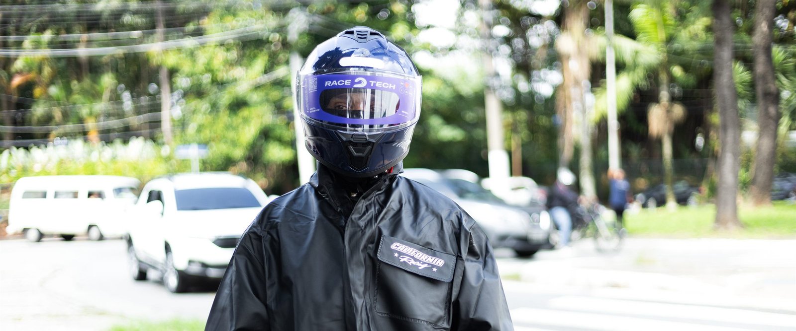 Conjunto de chuva 100% impermeável