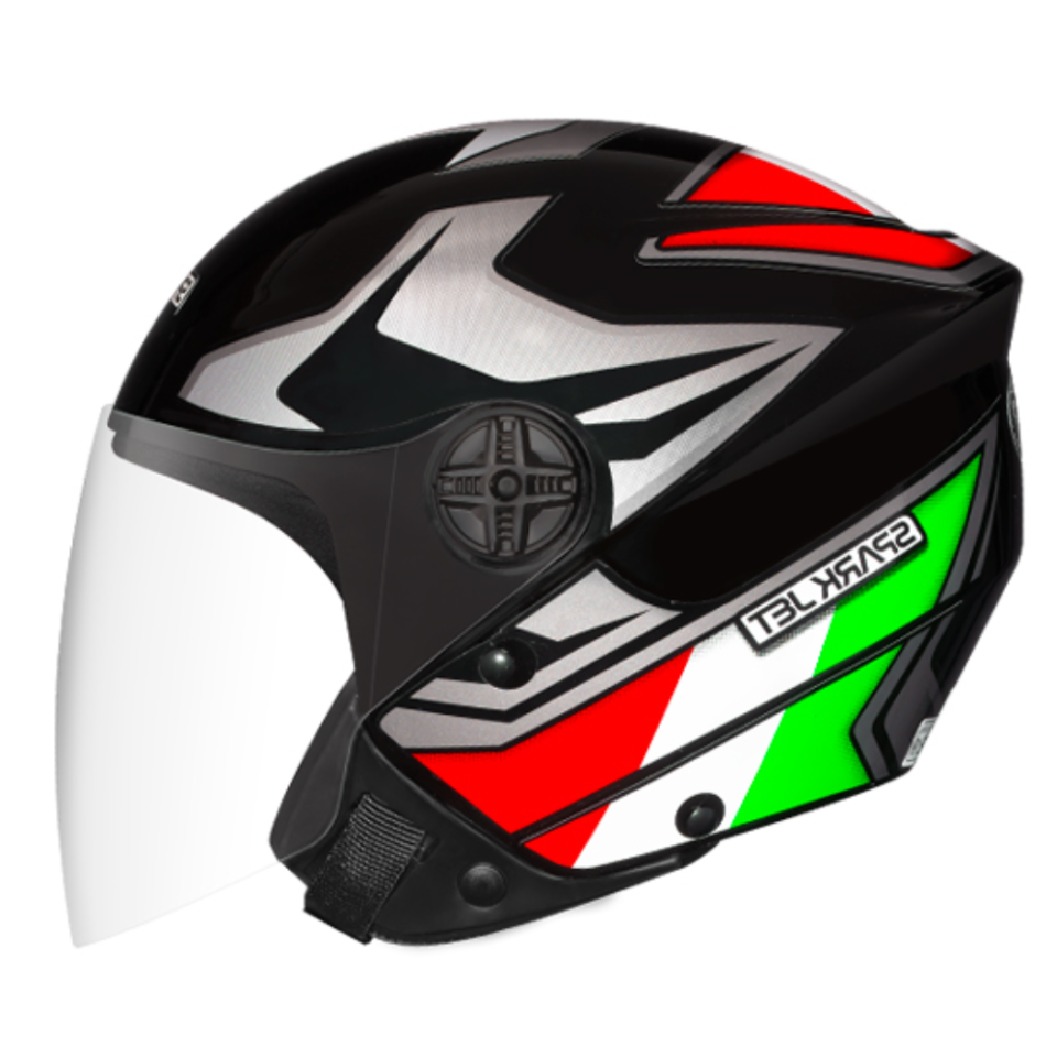 Capacete Ebf Spark Jet Bandeira Italia