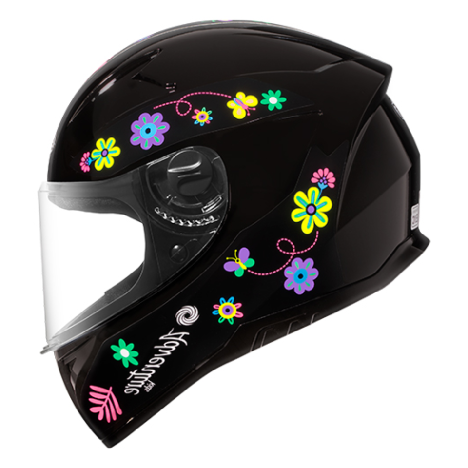 Capacete EBF Kids Primavera Preto Infantil