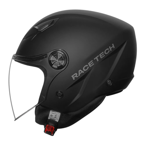 Capacete Race Tech Play Monocolor Matte Black