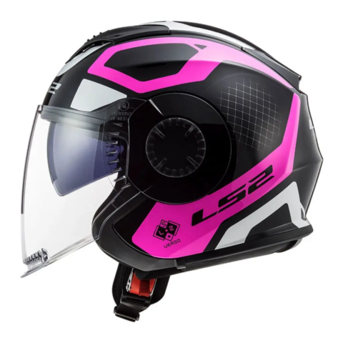 Capacete LS2 Verso OF570 Marker Black Pink