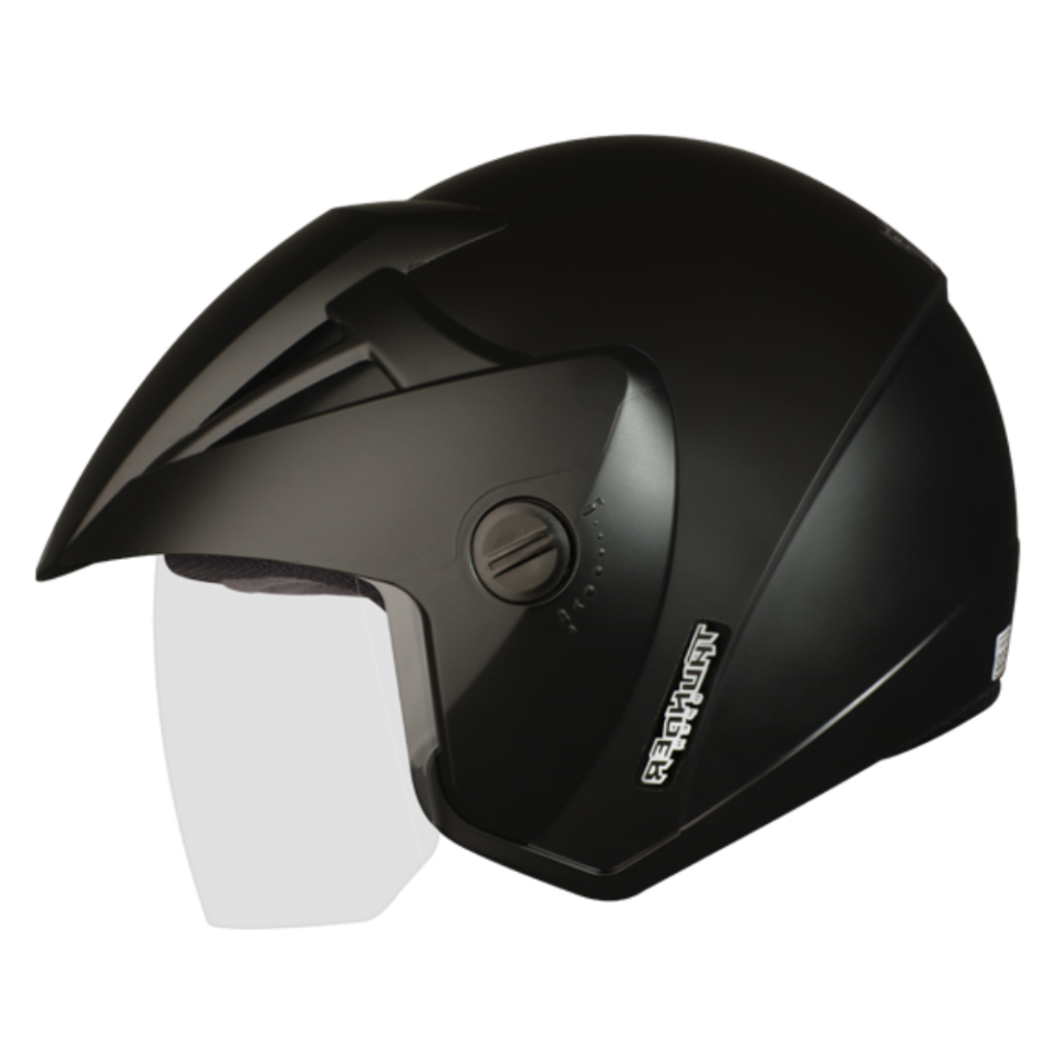 Capacete EBF Thunder Open Preto Fosco