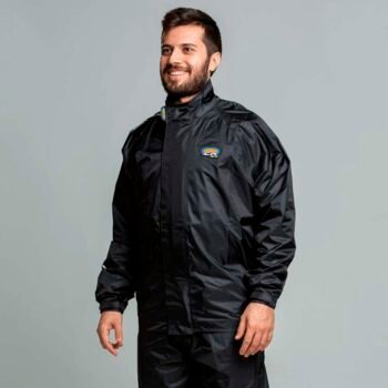 Conjunto Chuva California Nylon Preto