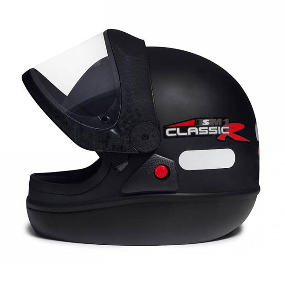 Capacete Taurus San Marino Preto Fosco