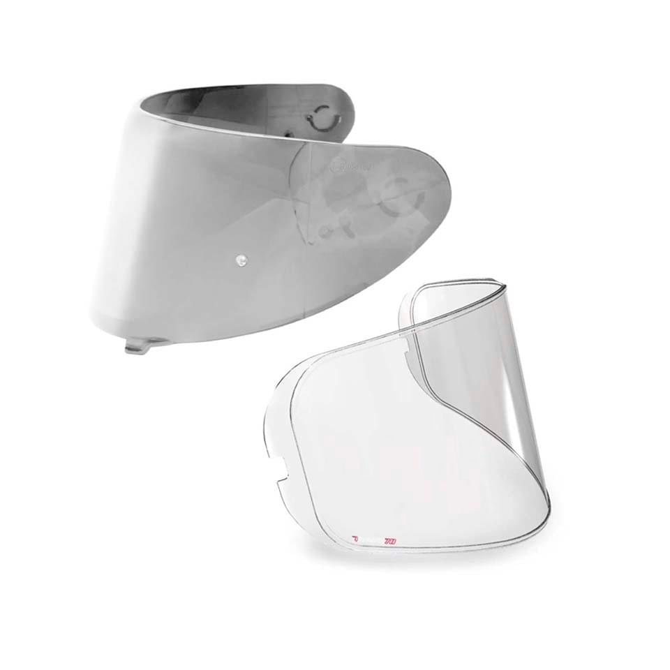 Kit Viseira Espelhada Silver e Pinlock Axxis Original