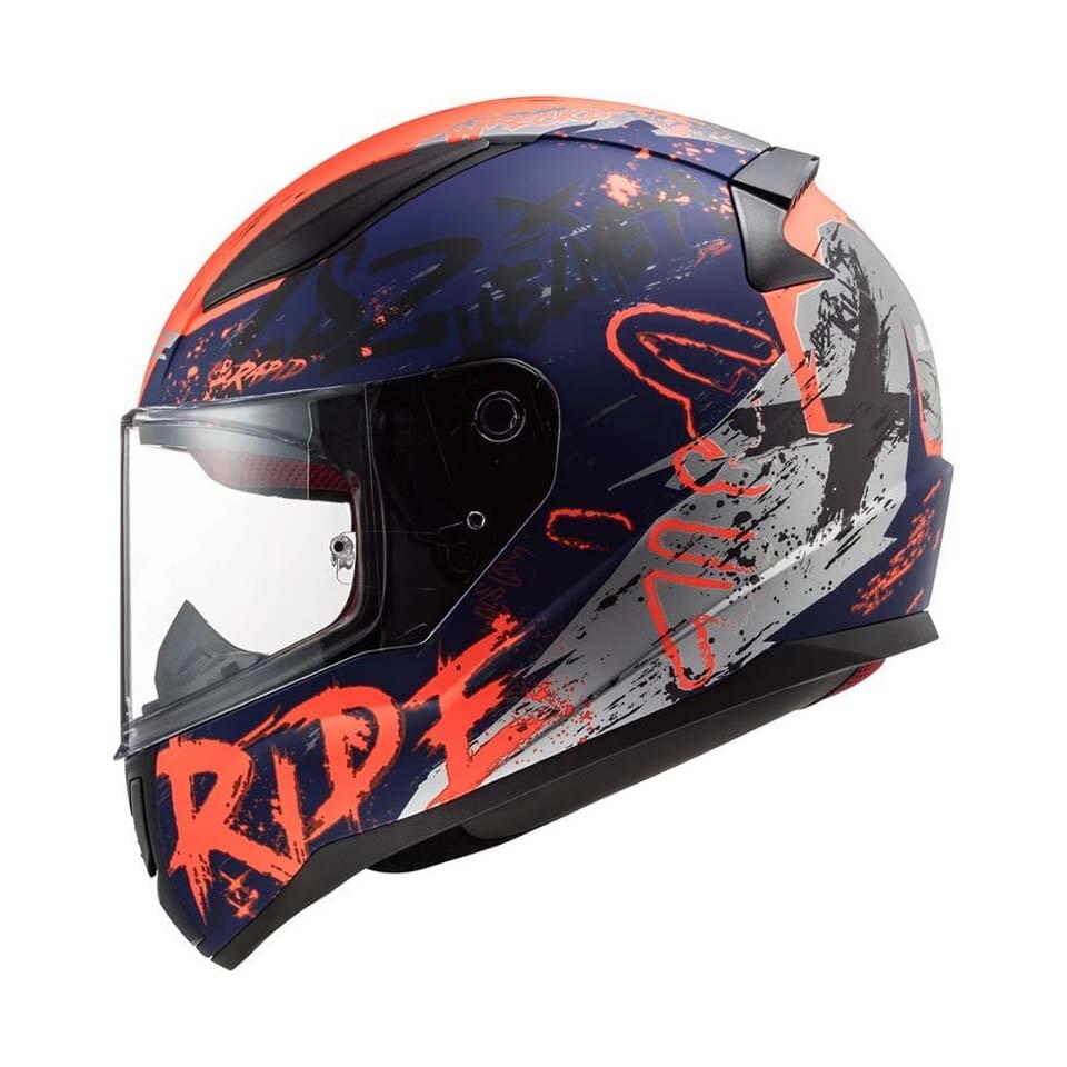 Capacete LS2 FF353 Rapid Naughty Azul