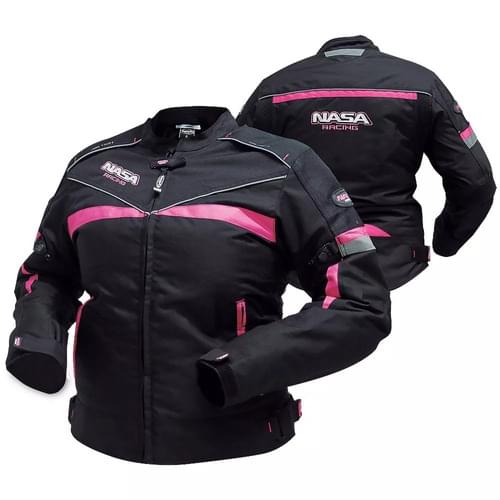Jaqueta Nasa Laguna Preta Rosa Feminina