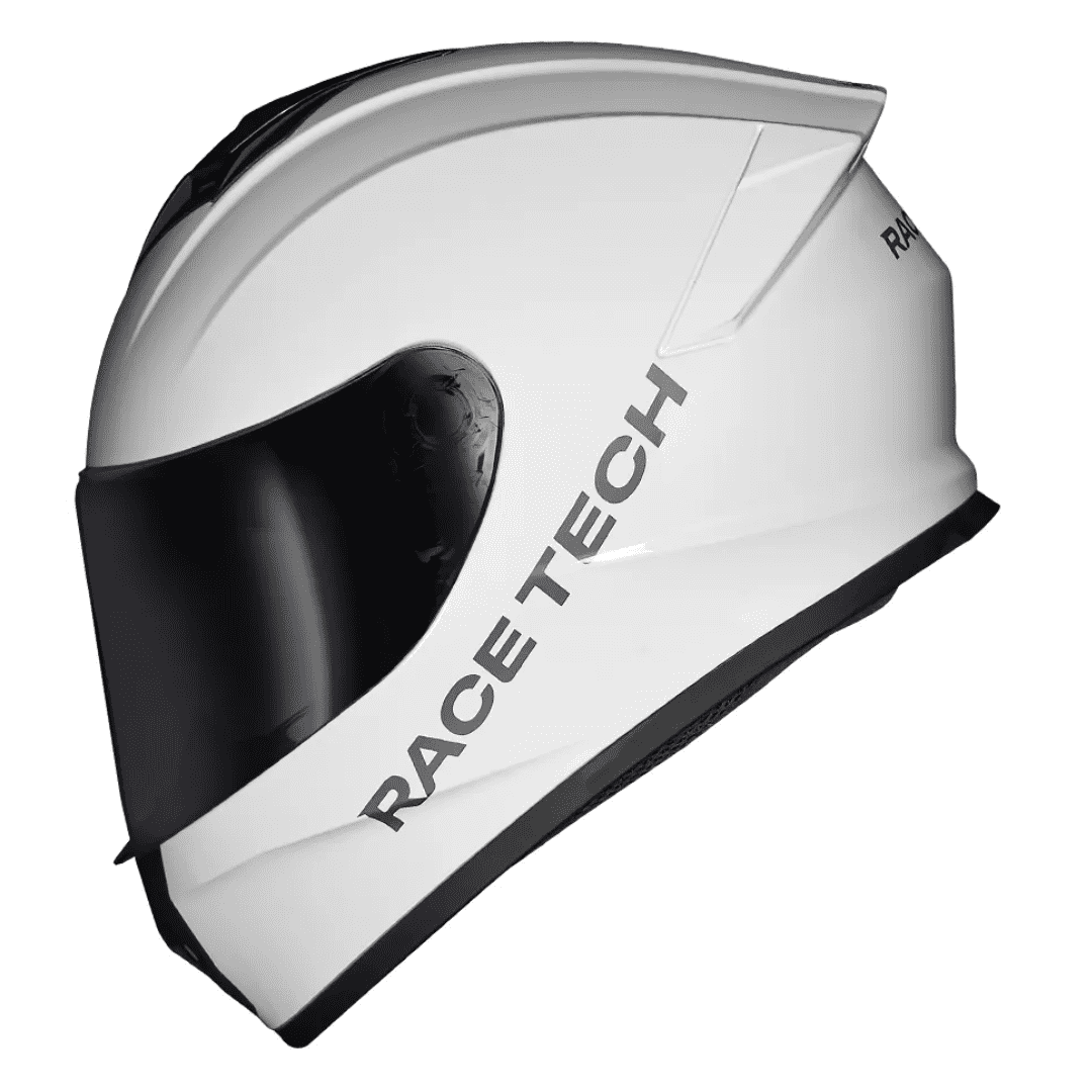 Capacete Race Tech Hit Monocolor White