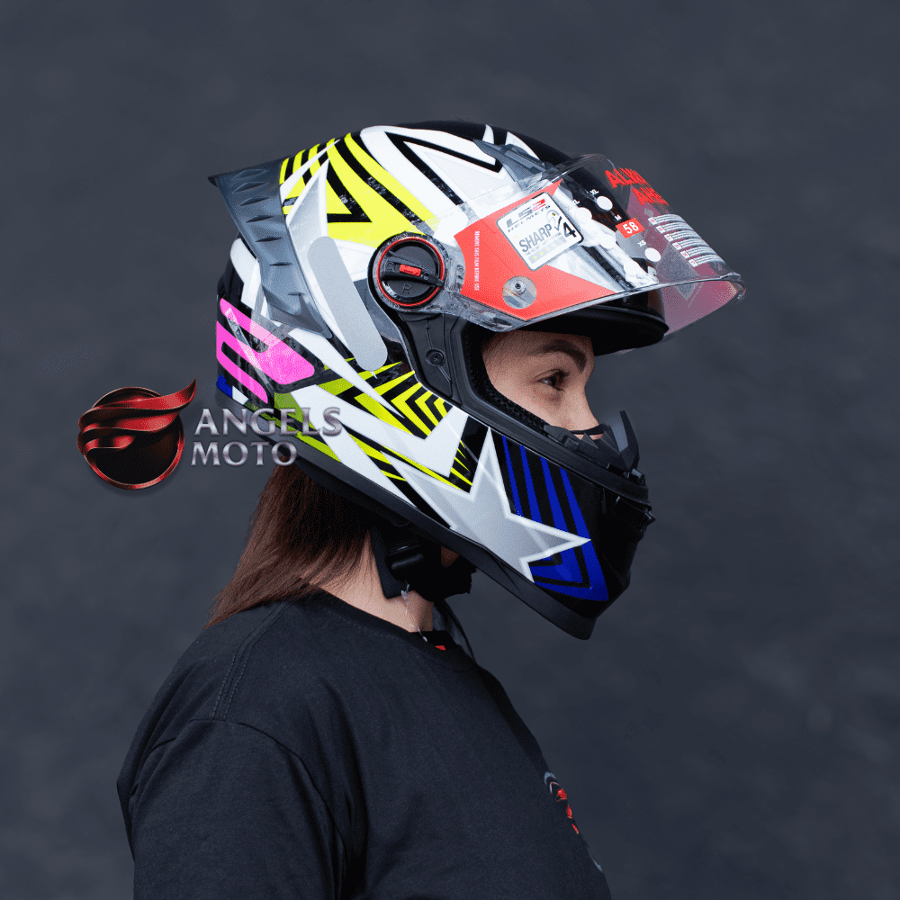 Capacete LS2 FF358 Pro Estellar Black Yellow
