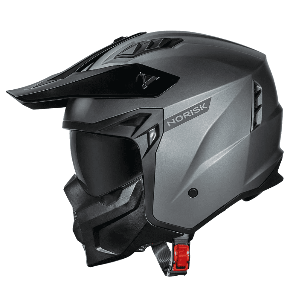 Capacete Norisk Darth II Monocolor Matte Titanium