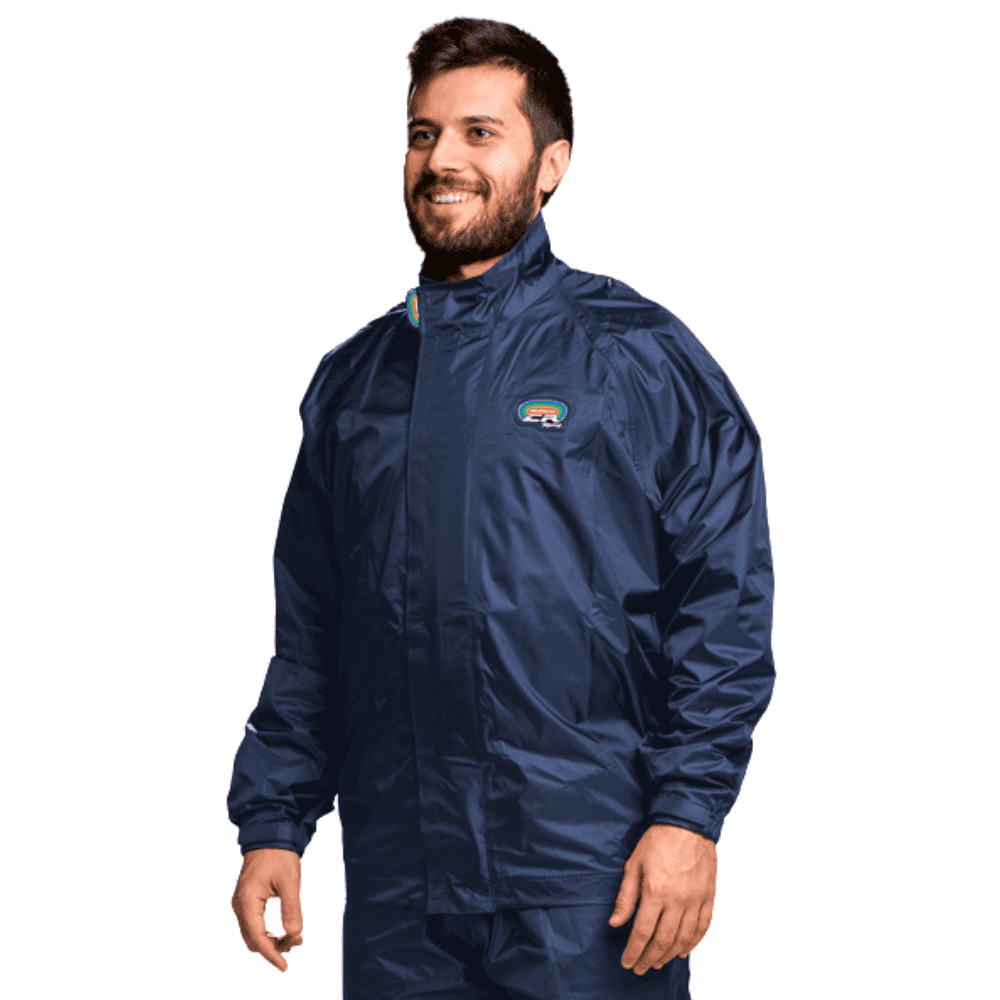 Conjunto Chuva California Nylon Azul