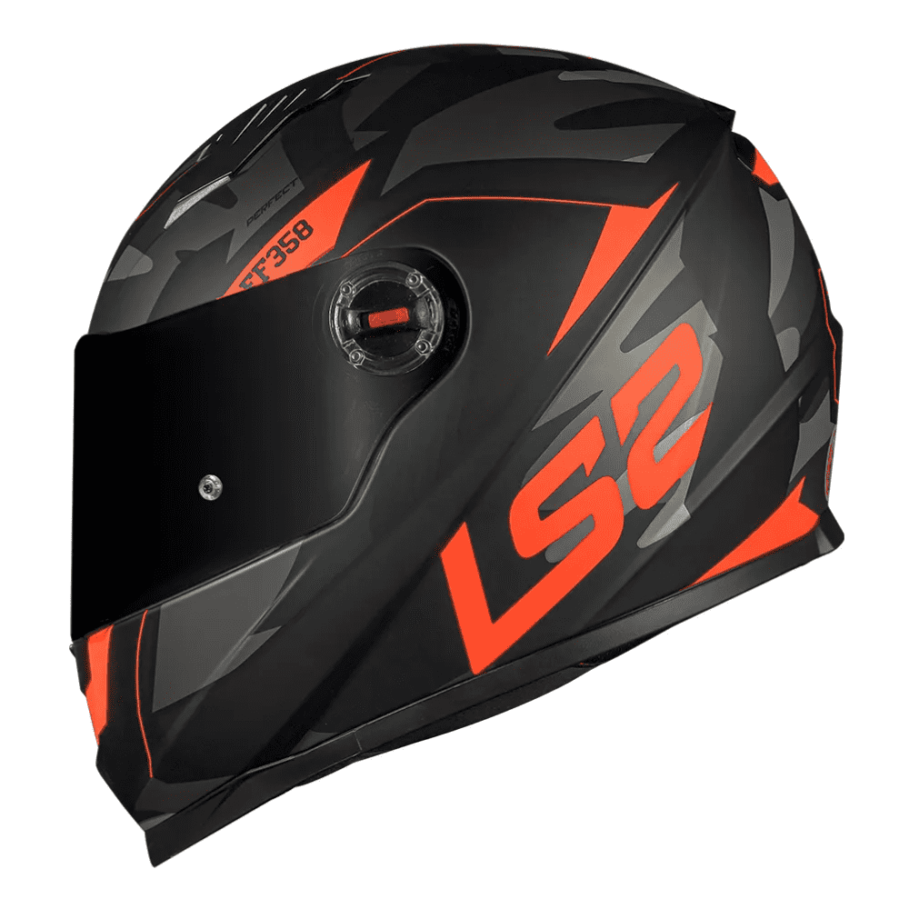Capacete LS2 FF358 Tank Camo Matte Black Orange